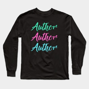 Author Design Long Sleeve T-Shirt